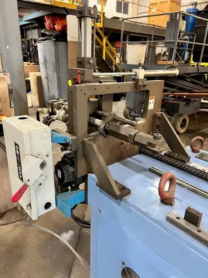 USED KEINS #KB-45ND HORIZONTAL HYDRAULIC CNC TUBE BENDER, NEW 2001: