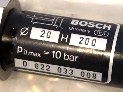NEW BOSCH 0-822-033-008 AIR CYLINDER 0822033008