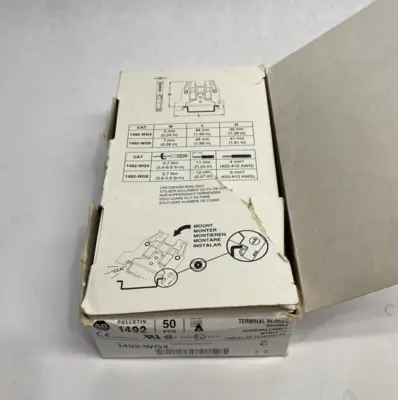 USED ALLEN-BRADLEY SER. C GROUND IEC TERMINAL BLOCK