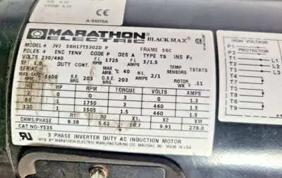 Used Marathon Electric 768768768768768768768 Motors (misc) California US | Amiron Machinery #722966