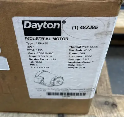New | in-Stock DAYTON 48ZJ85 Industrial Controls Ohio US | Surplus Asset Holdings #1242679