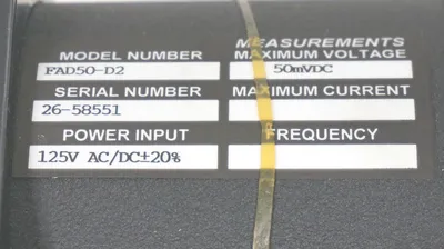 NEW ELECTRO INDUSTRIES FAD50-D2 DIGITAL METER FAD50D2