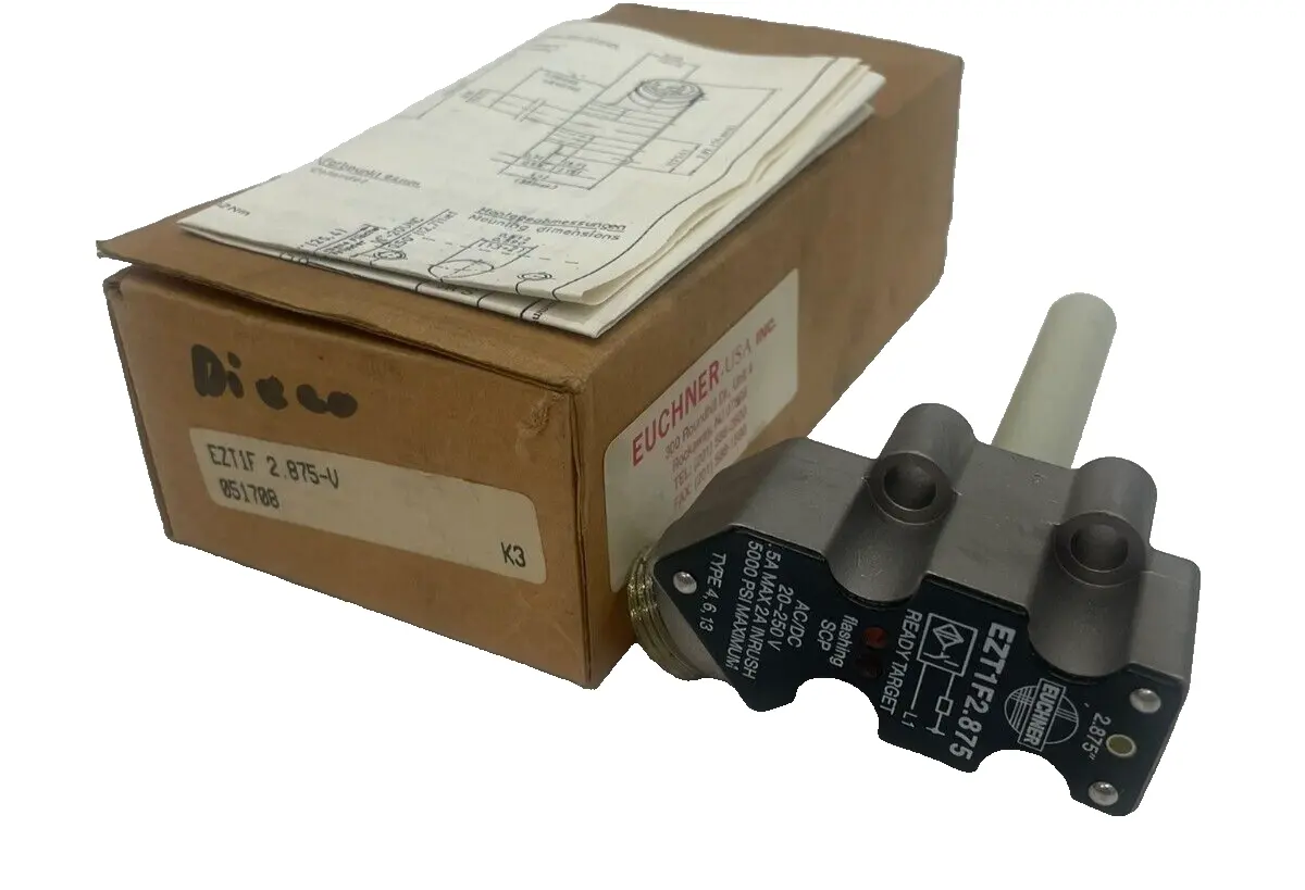 NEW EUCHNER EZT1F2.875-V PROXIMITY SWITCH EZT1F2875V