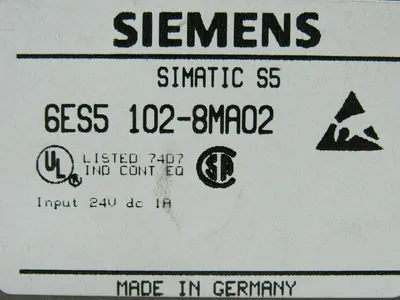 NEW SIEMENS 6ES5102-8MA02 CPU UNIT S5-100U 6ES51028MA02