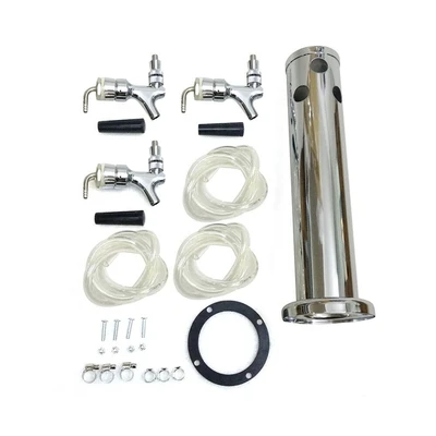 171-0239 Triple Faucet Kegerator Beer Dispenser Tap