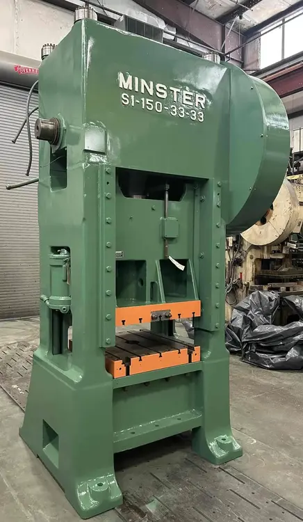 Used MINSTER MINSTER S1-150-33-33 PRESS Straight Side Presses | Alma Machinery #898736