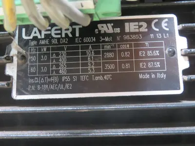 Used LAFERT 90L DA2 Motors (misc) Texas US | Aucto #1307072