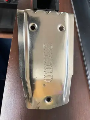 Used Sysco Used Sysco Plated Steel Base with Insert for Mounting Commercial Can Opener Food, Restaurant, & Bakery Parts & Accessories Illinois US | Falcon Restaurant Supply #1375791