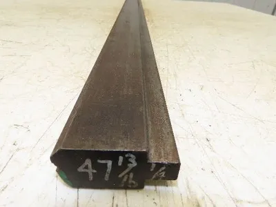Press Brake Die 47-3/4" Long 90° V 1/4" W 1/4" D 1-3/4" H 1/2" Tang