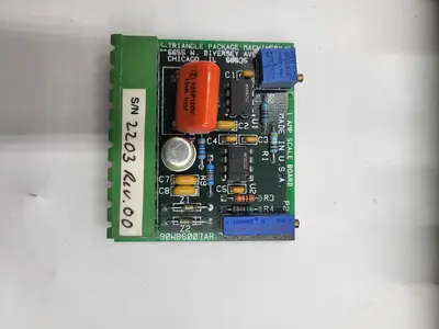 Used TRIANGLE TRIANGLE A06680 TERMINAL BOARD & 8 - 1 AMP SCALE BOARD 90WB6007AR Scales | ND Industrial Surplus #1215798