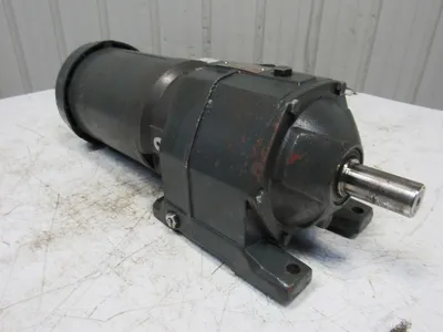 US Motors E190A 22.4:1 Ratio 78RPM 208-230/460V 3Ph Inline Helical Gear Motor