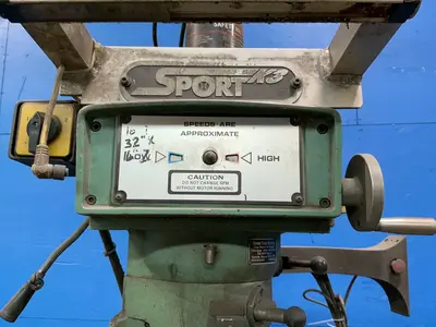 Used SPORT MACHINES SR3 Vertical Mills Ohio US | HGR 24 #1520893