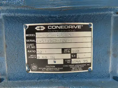 Conedrive SH025A492-X1 Gearbox Reducer 50:1 Ratio 18RPM Hollow Output