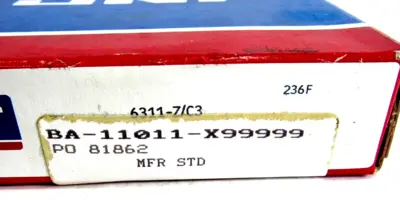 NEW SKF 6311-Z/C3 BEARING 6311ZC3