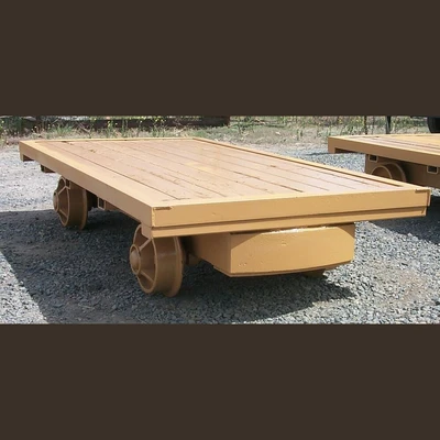 Custom Built Flat Deck Mine Cars