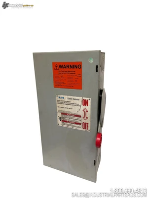 Used CUTLER-HAMMER DH363FGK Disconnects Kentucky US | Industrial Parts R Us Inc. #911241