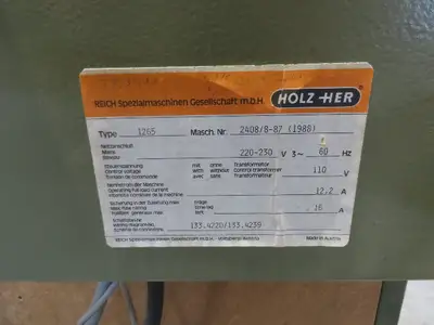 Used HOLZHER _UNKNOWN_ Woodworking Panel Saws Indiana US | Arrow Industrial #1368335