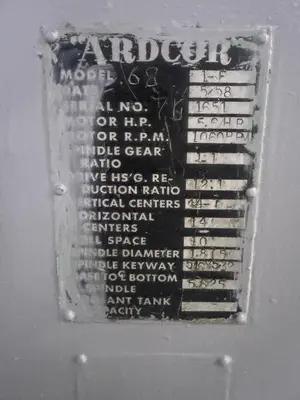 6 STAND X 1.5" ARBOR X 10" ROLL SPACE ARDCOR MODEL #1-F ROLLFORMER: YOBRO #25222