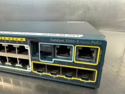 Cisco WS-C2960S-48LPS-L 48 Ports PoE+ 100-240V~8-4A 50-60Hz (11.5.4)