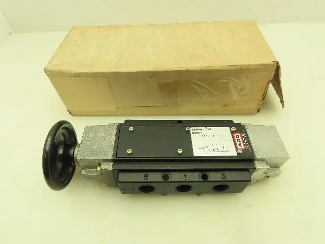 ARO 5541 0200 04 Manual Pneumatic Hand Control Valve 5/2 Pos 4-Way 1/2"
