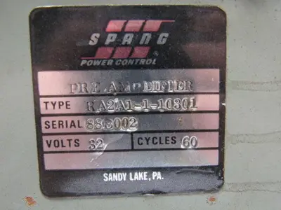 Used SPANG _UNKNOWN_ Miscellaneous MRO | Arrow Industrial #652859