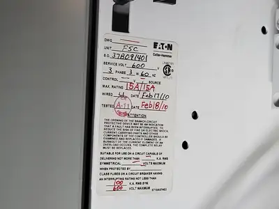 Used EATON HFD3015 Switchgears British Columbia CA | Lenmark #240461