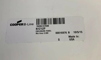 NEW B-Line N1212P