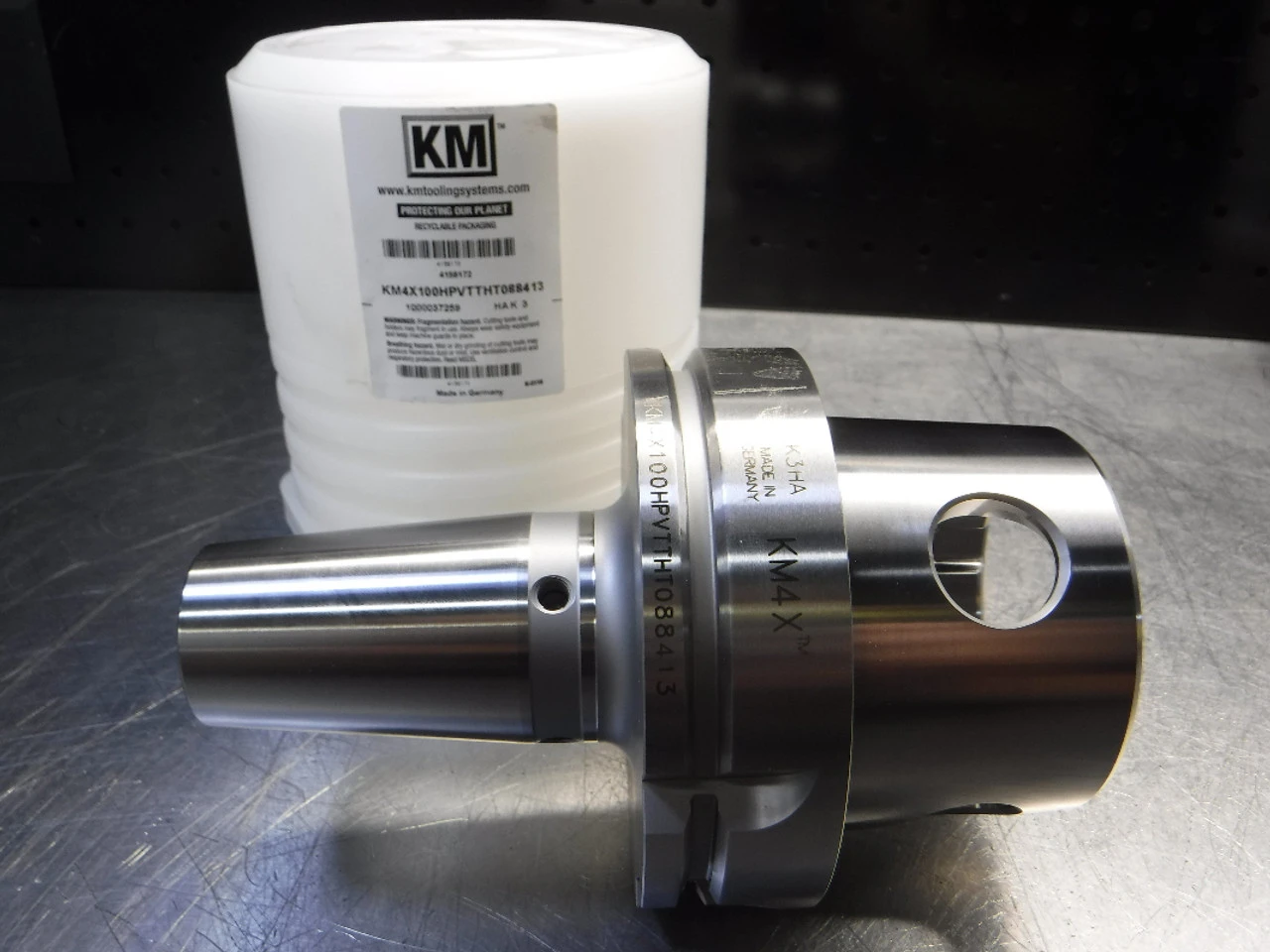 Kennametal KM4X100 7/8" Shrink Fit Holder KM4X100HPVTTHT088413 (LOC3069)