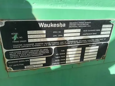 USED WAUKESHA F2895GSI