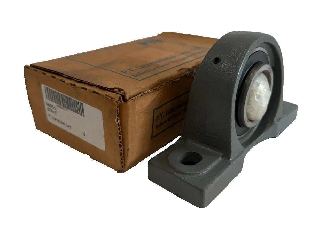 NEW P.T. INTERNATIONAL S000325-21 PILLOW BLOCK BEARING TWO-BOLT MOUNTED UNIT