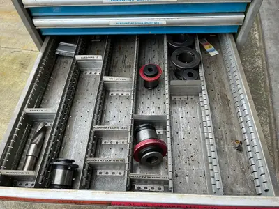 USED MILLING MATERIAL/ FREESMATERIAAL / MAHLGERÄTE APART OR WHOLE CABINET/ NEW NEW NEW