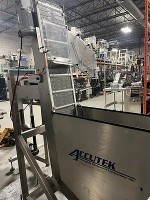 USED 2018 ACCUTEK  PACKAGING MODEL 22-500-000 (CAPPER) & 60-COE CH2 (CAP HOPPER/ELEVATOR)