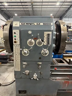 1988 GEMINIS GE-1000 Lathes, Hollow Spindle | N & R Machine Sales (10)