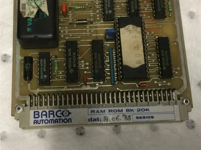 USED LVD RAM ROM 8K-20K   BARCO-MEMORY CARD