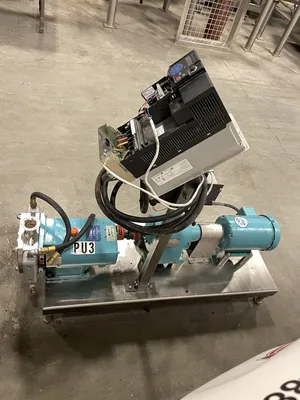 G&H 522P Stainless 2″ Sanitary Rotary Lobe Positive Displacement Pump 2HP