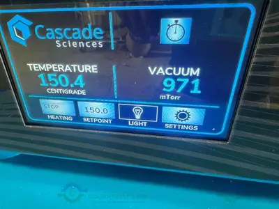 Used CASCADE CVO-5 DOUBLE UP VACUUM OVEN 14.4C TO 150C, 4.5 CU. FT WITH SHELVES Lab Vacuum Ovens California US | Equipment Lab #1262708