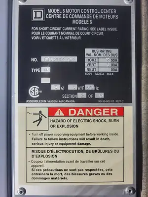 MCC Unit 200 hp, Nema 5