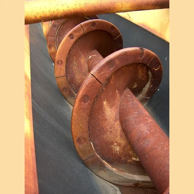 Open Trough Concrete Auger Air Driven