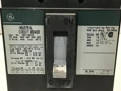 USED GENERAL ELECTRIC / GE TED136070