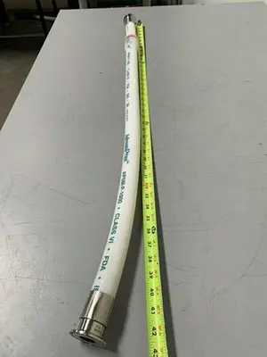 USED ADVANTAPURE APSM-P-1000 2" X 43" FLEXIBLE SILICON HOSE 150PSI