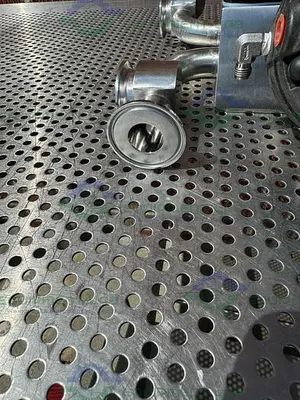 USED 3 ITT PURE FLO ADVANTAGE STAINLESS STEEL DIAPHRAGM VALVE W/ 1" SANITARY FITTINGS