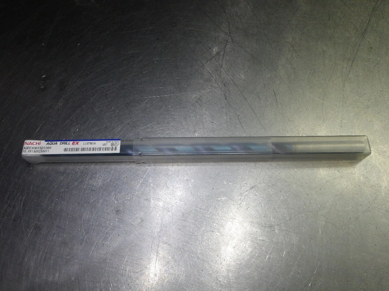 Nachi Aqua Drill EX 10.6mm Coolant Thru Carbide Drill AQDEX0h15d1060 (LOC537)