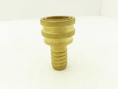 Hansen 8-ST Quick Disconnect Coupling ST Series 1" Hose 1" Body NBR Seal Brass