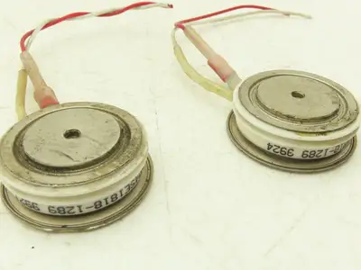 Mitel DCR604SE1818-1289 Thyristor Puck Rectifier Diode 1.5" Dia Lot of 2