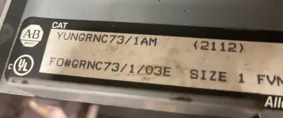 USED ALLEN-BRADLEY YUNGRNC73/1AM