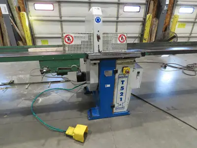Omga T521ST 18-20" Wood Cut Off Saw 5.6kw Upcut Pneumatic Control 230/460V 3Ph