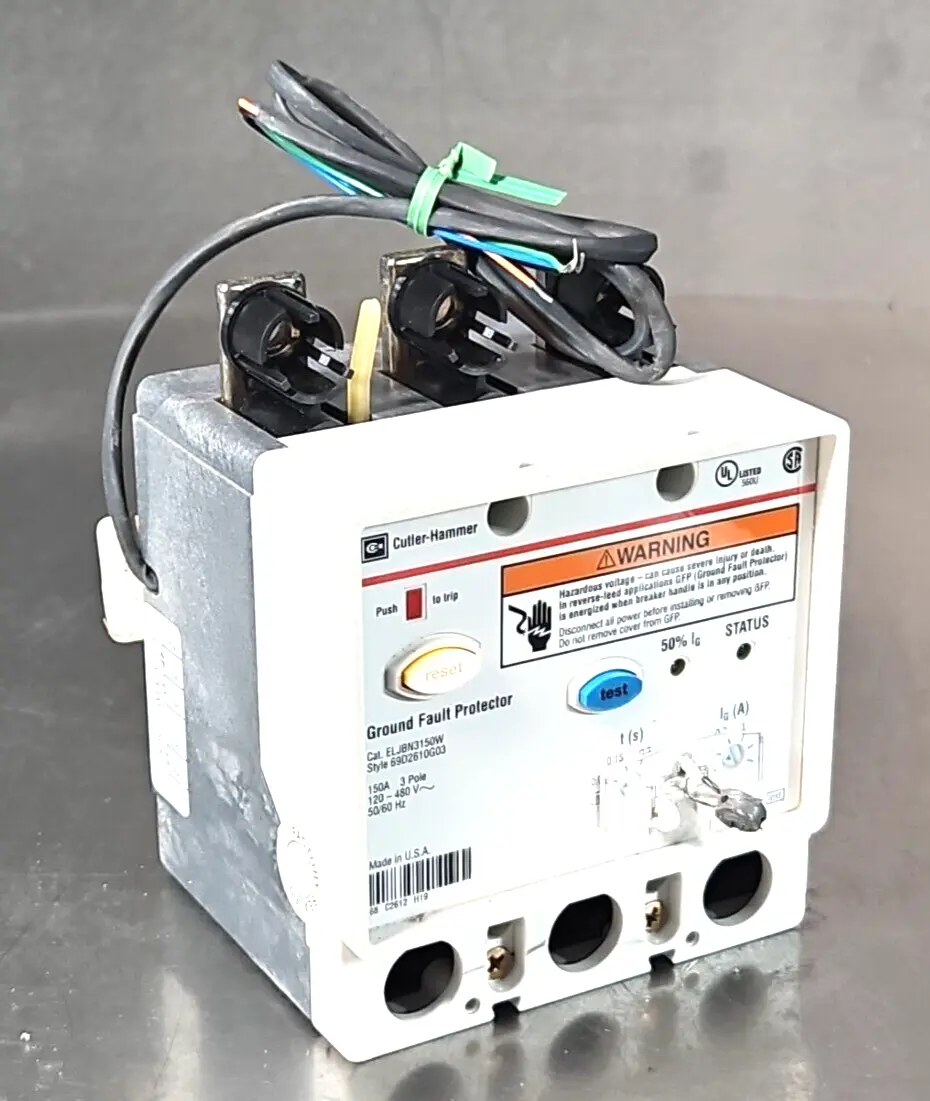 Eaton Cutler-Hammer ELJBN3150W Ground Fault Protector (BIN453)