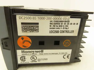 Honeywell DC2500-EE-1000-200-00000-E0-0 Universal Digital Controller 90-250VAC