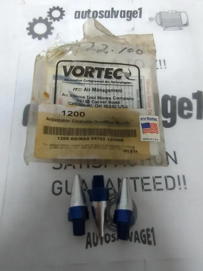 New | in-Stock VORTEC 1200 Nozzles Ohio US | Surplus Asset Holdings #1236232