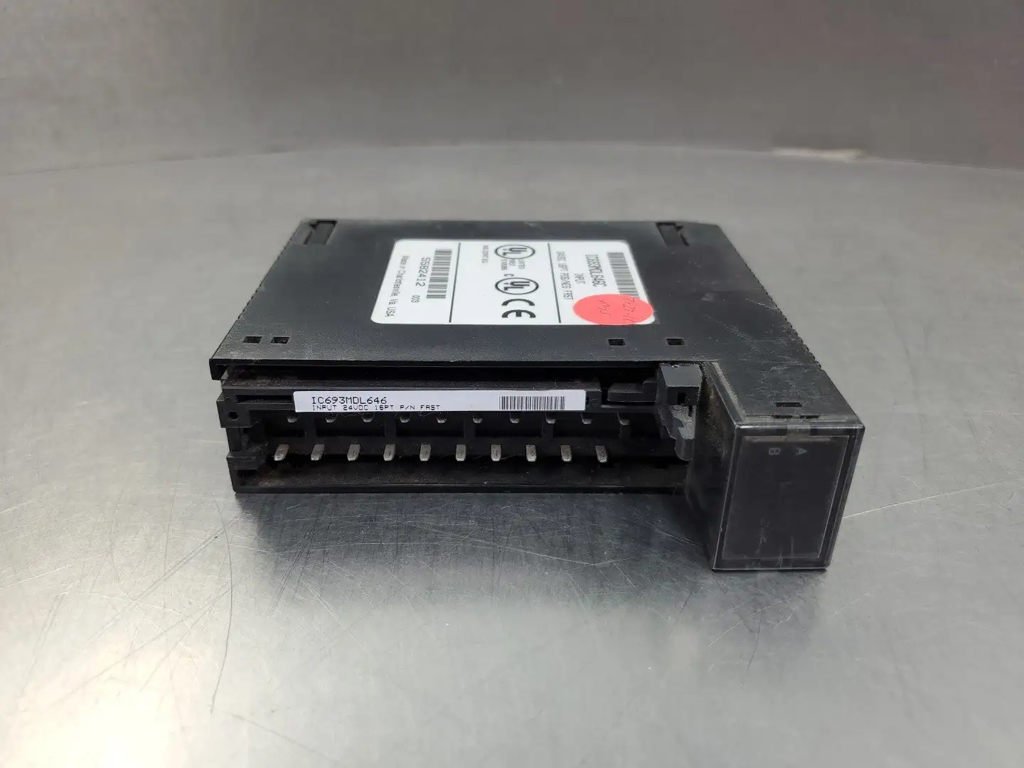 USED GE Fanuc IC693MDL646C Input Module, 24VDC, 16PT, POS/NEG FAST